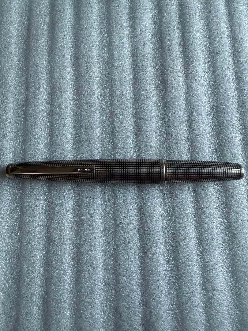 PILOT パイロット万年筆 ショート スターリングシルバー18K-WG 日本製