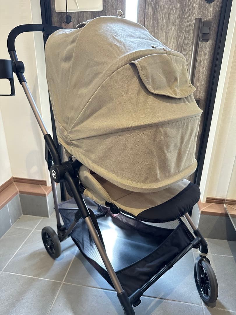 サイベックス　メリオ　ベビーカー ベージュ　アルミ