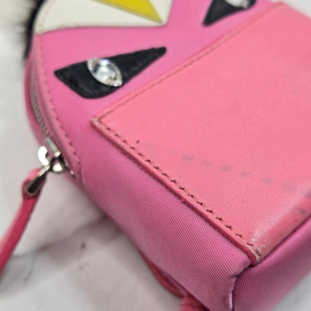 FENDI キーホルダー バグズ モンスター リュック型 ミニポーチ