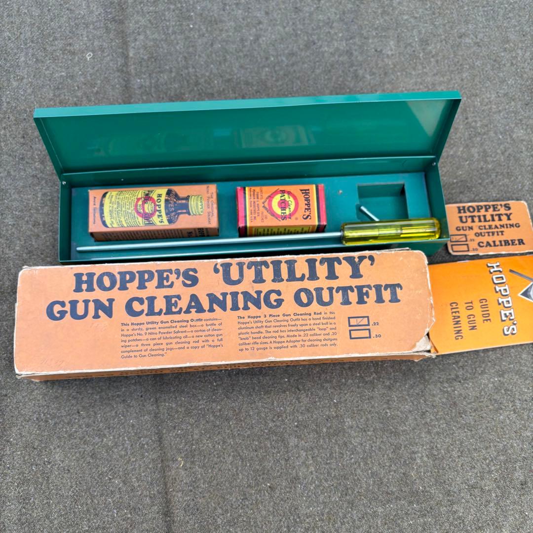 USA VINTAGE HOPPE'S GUN クリーニングセット メタルケース