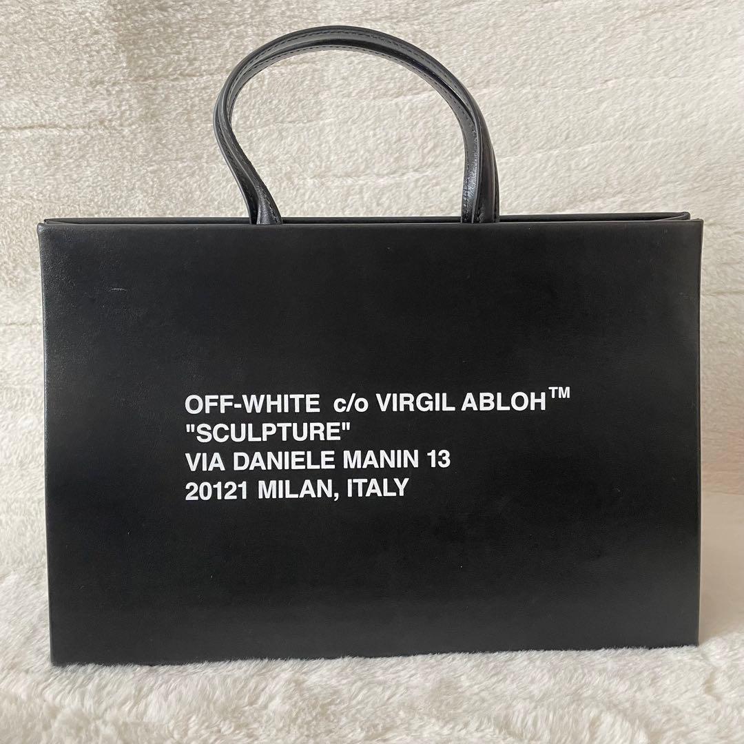 off-white オフホワイト　トートバッグ　2way ブラック