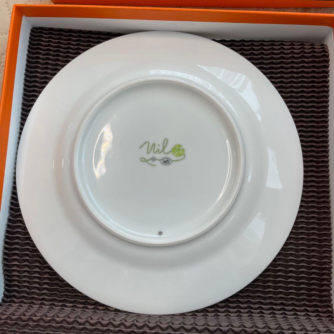 HERMESプレート　ナイルの庭ペアセット　未使用