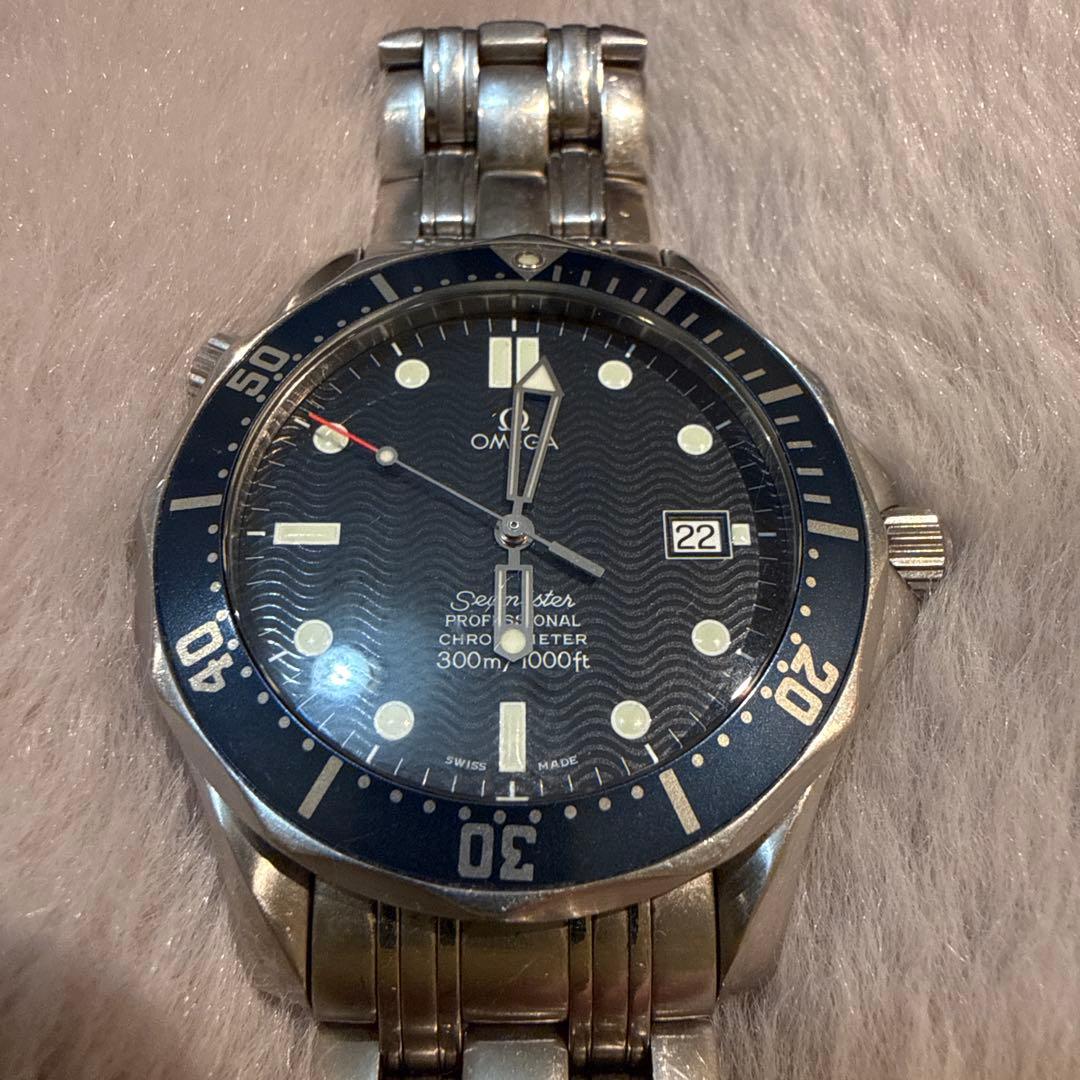 OMEGA シーマスター プロフェッショナル 300m クォーツ 青文字盤