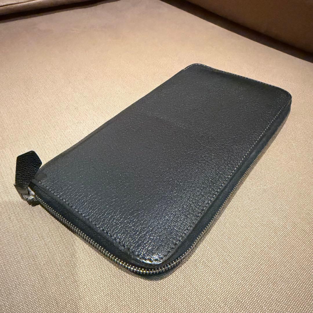 HERMES エルメス アザップ オールレザー 長財布 エルメス財布　黒