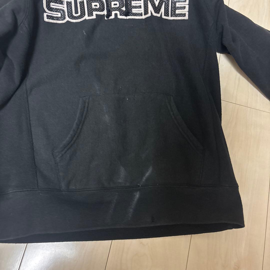 s*l様 18 supreme 黒パーカー