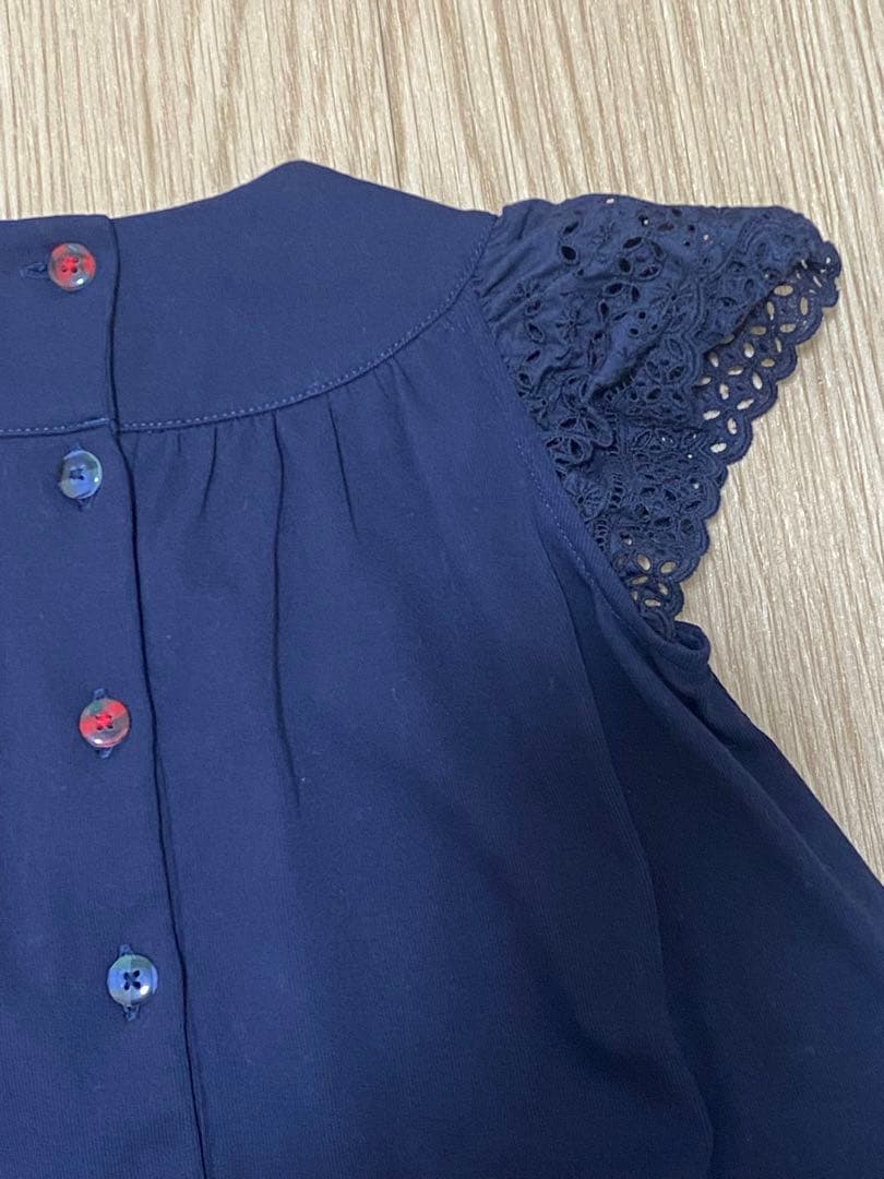 ファミリア ネイビー ワンピース 現行品 90cm