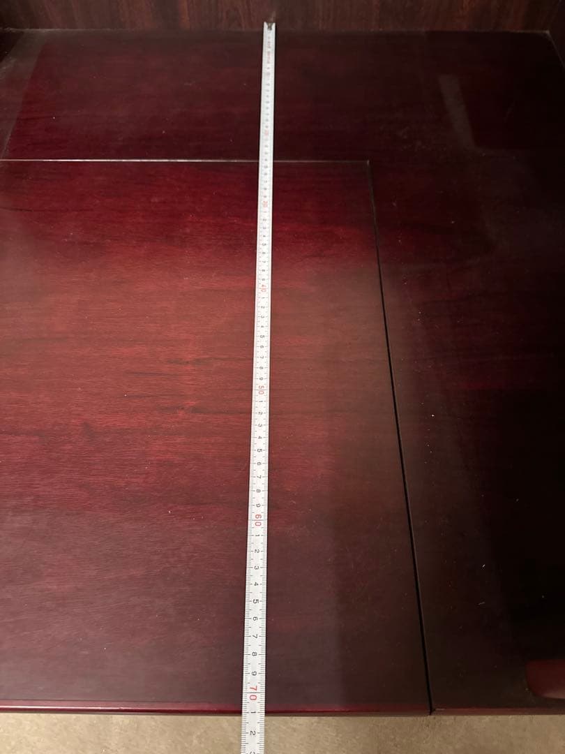 【安心たのメル便！お値下げ】カリモク　コーナーテーブル 収納付き