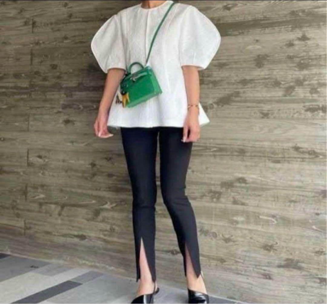 美品 シーニュ cygne cecile ジャガードトップス