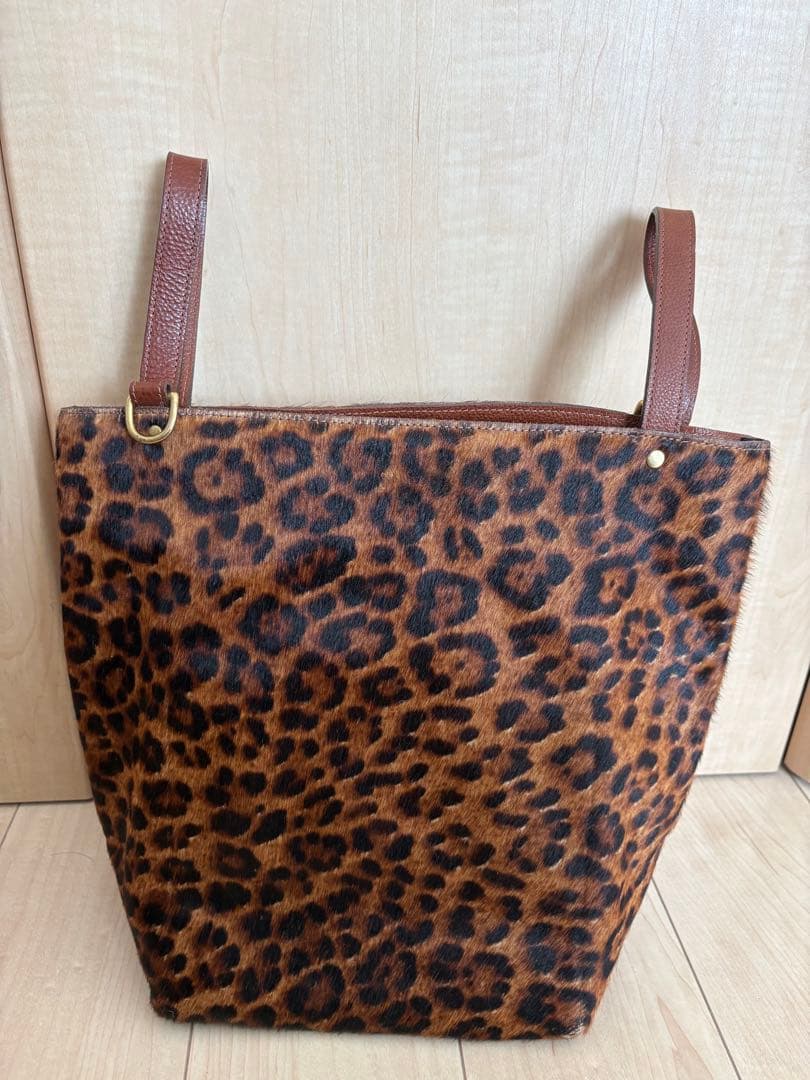 BAGSINPROGRESS レオパード　トート