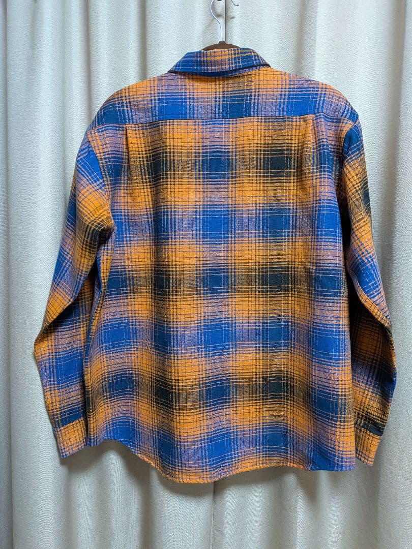 Prentiss プレンティス 別注 ヘビー ネルチェックシャツ オレンジ