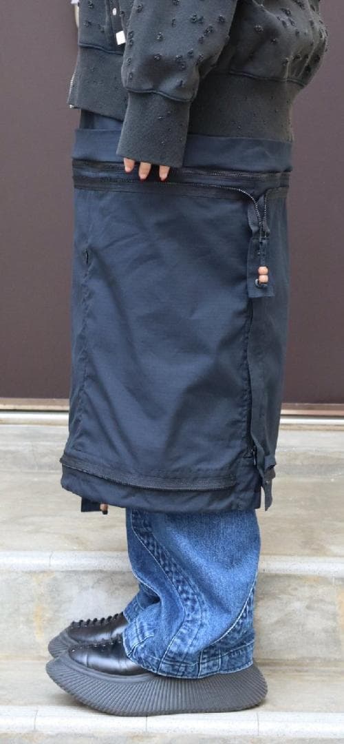 ジェンイェ 25ss 美品 バッグにもなる スカート メンズ サイズM