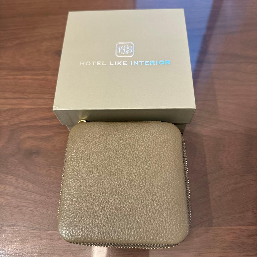 HOTEL LIKE INTERIOR レザージュエリーケース
