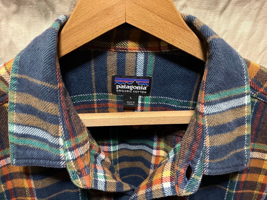 patagonia FA16 フィヨルド フランネルシャツ L surfチェック