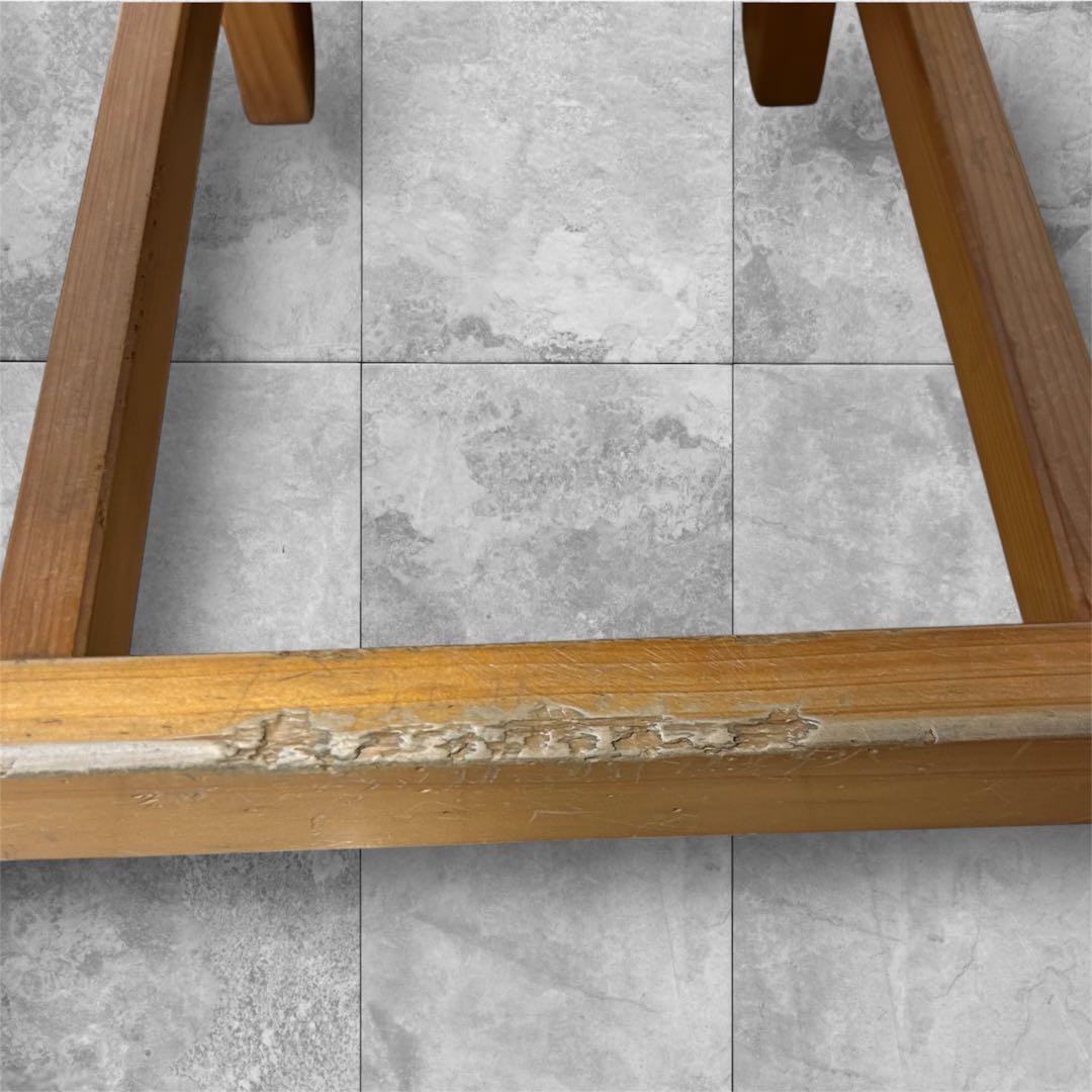 アンティーク 木製ダイニングチェア ハイバック 無垢材 レトロ