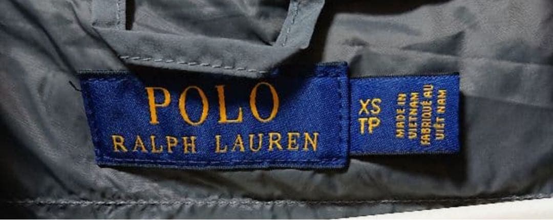 【極美品】RALPH LAUREN ダウン グレー　S〜Mサイズ