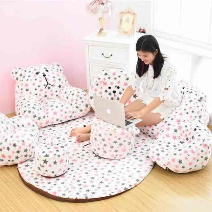 ぬいぐるみソファ椅子じゅうたんミニソファ8点セット002506