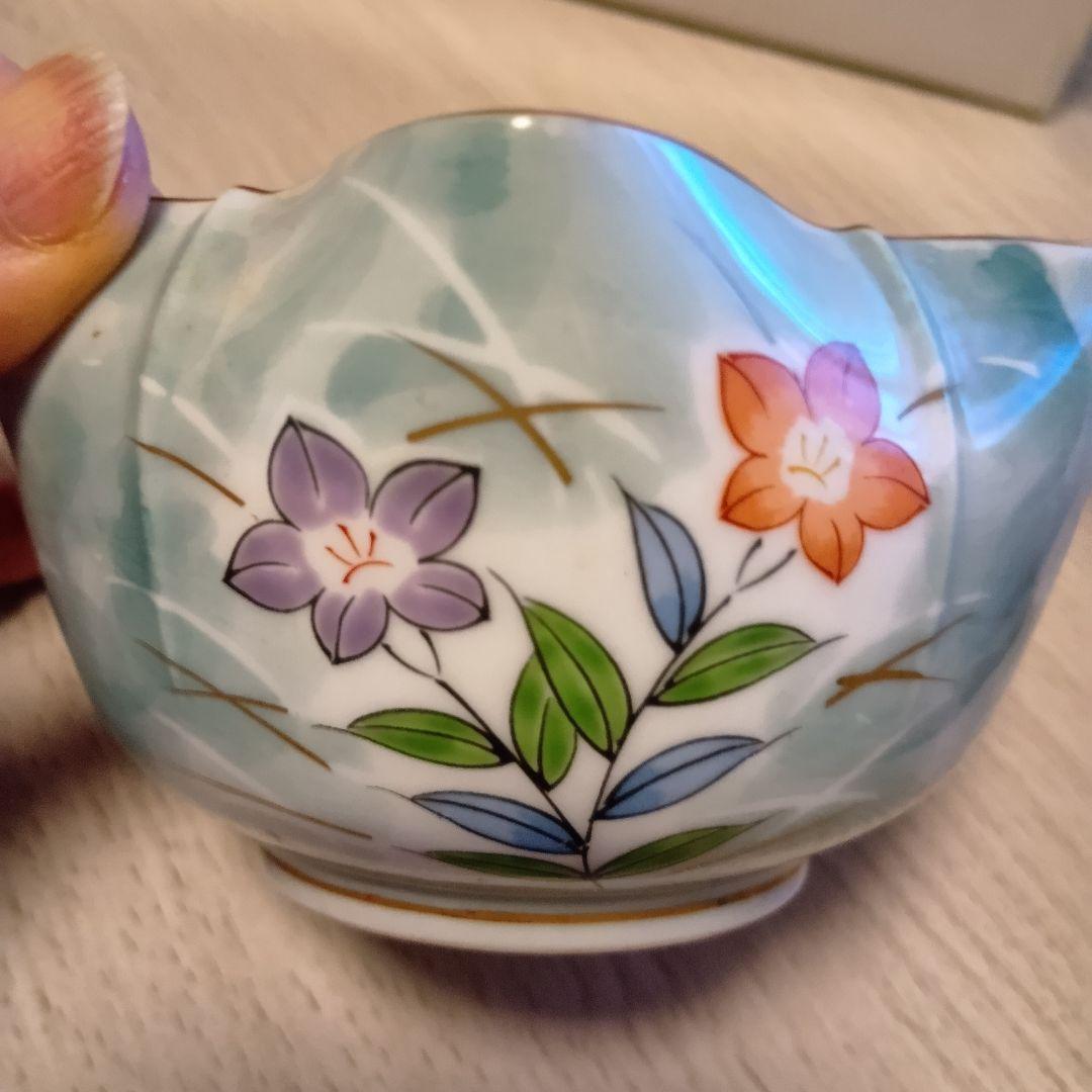 【未使用美品】有田焼☆小石原窯☆星型小鉢☆梅型小鉢☆5個セット