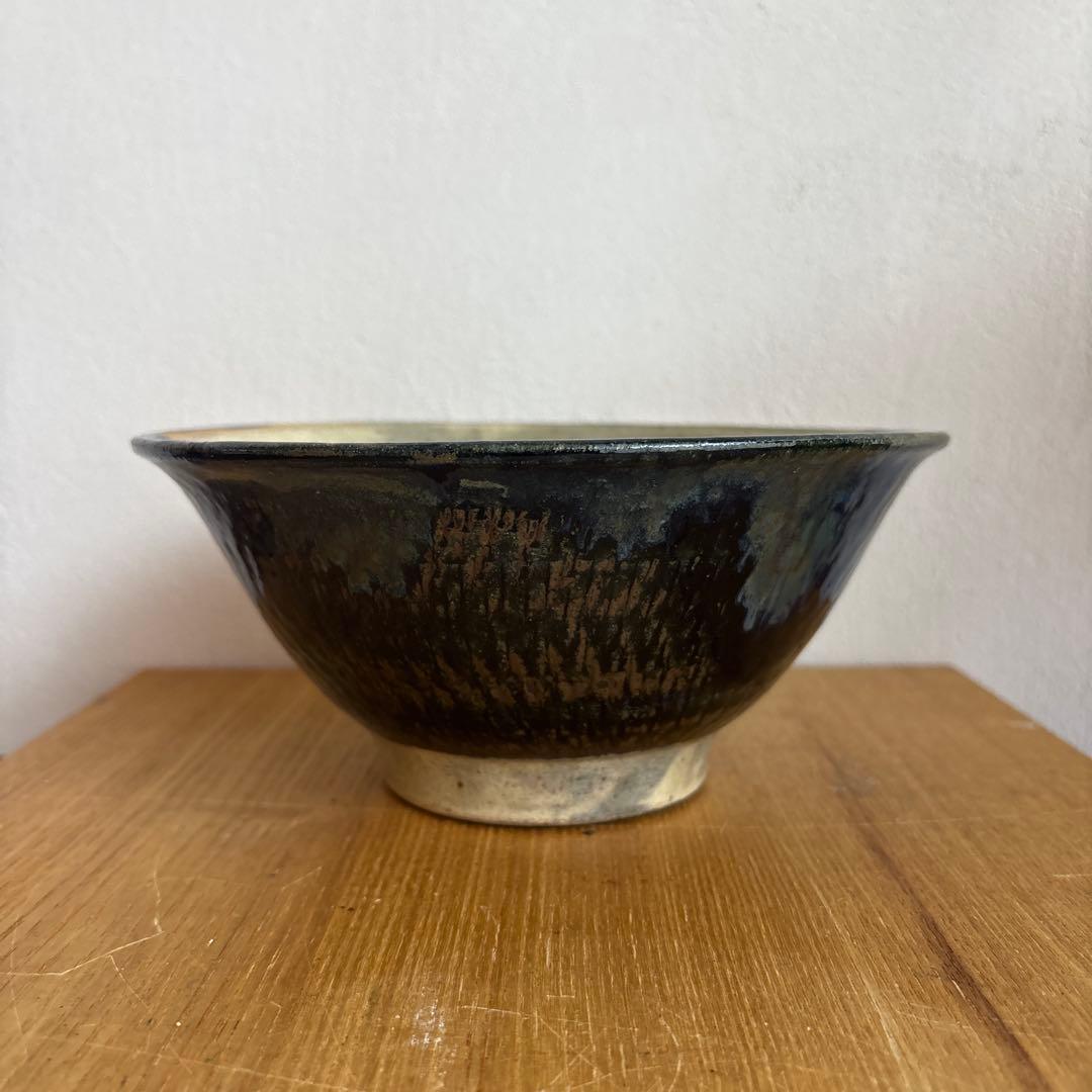 やちむん　沖縄　北窯　宮城正享　陶器　マカイ　丼　椀　トビカンナ　2枚　松田共司