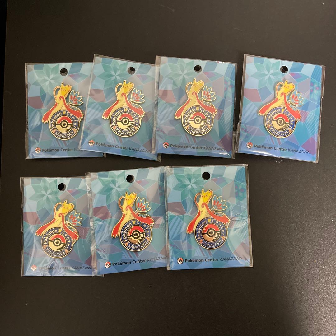 ポケモンセンター金沢限定　ピンバッジ 7個セット