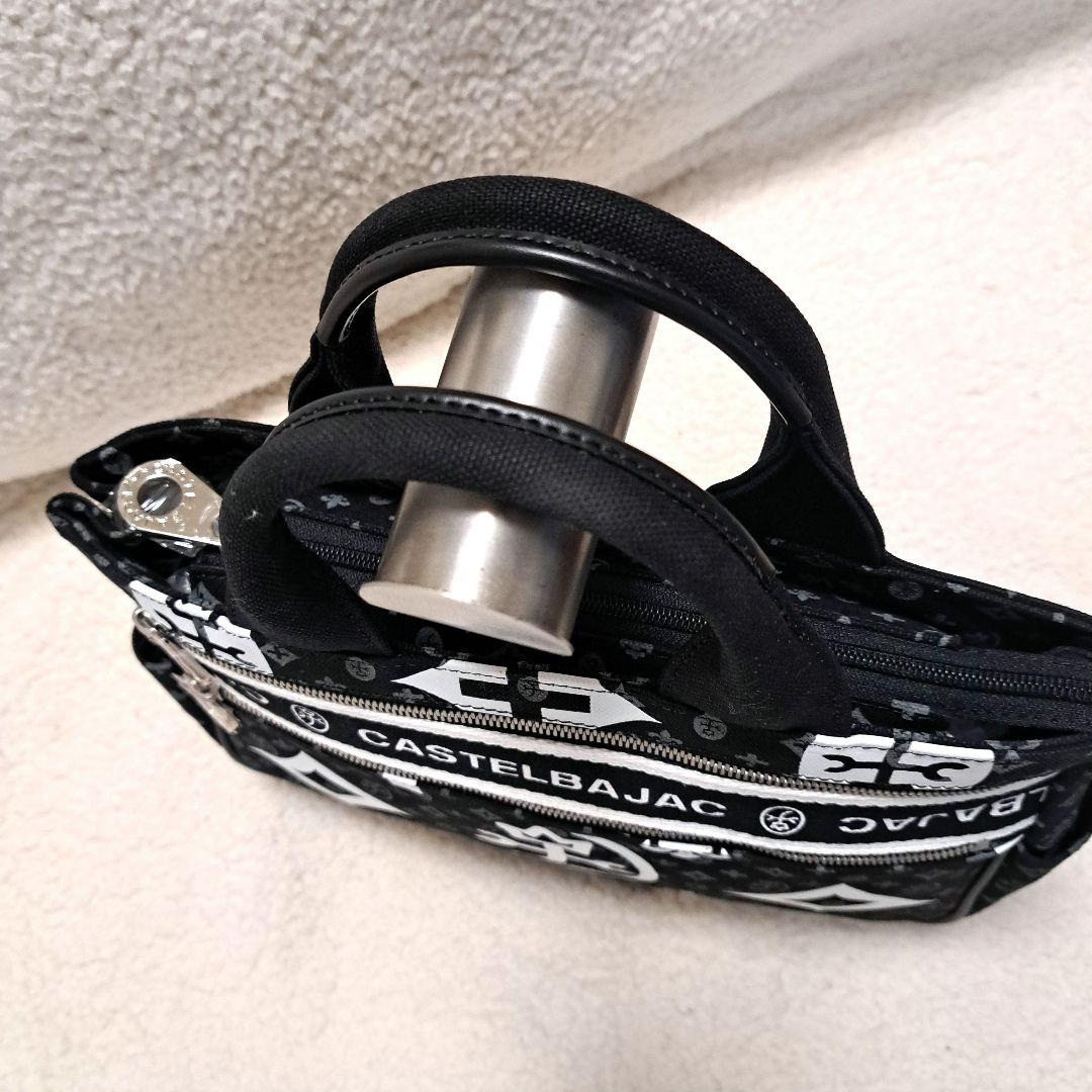 【極美品】カステルバジャック ニース ミニトートバッグ 038511 ブラック