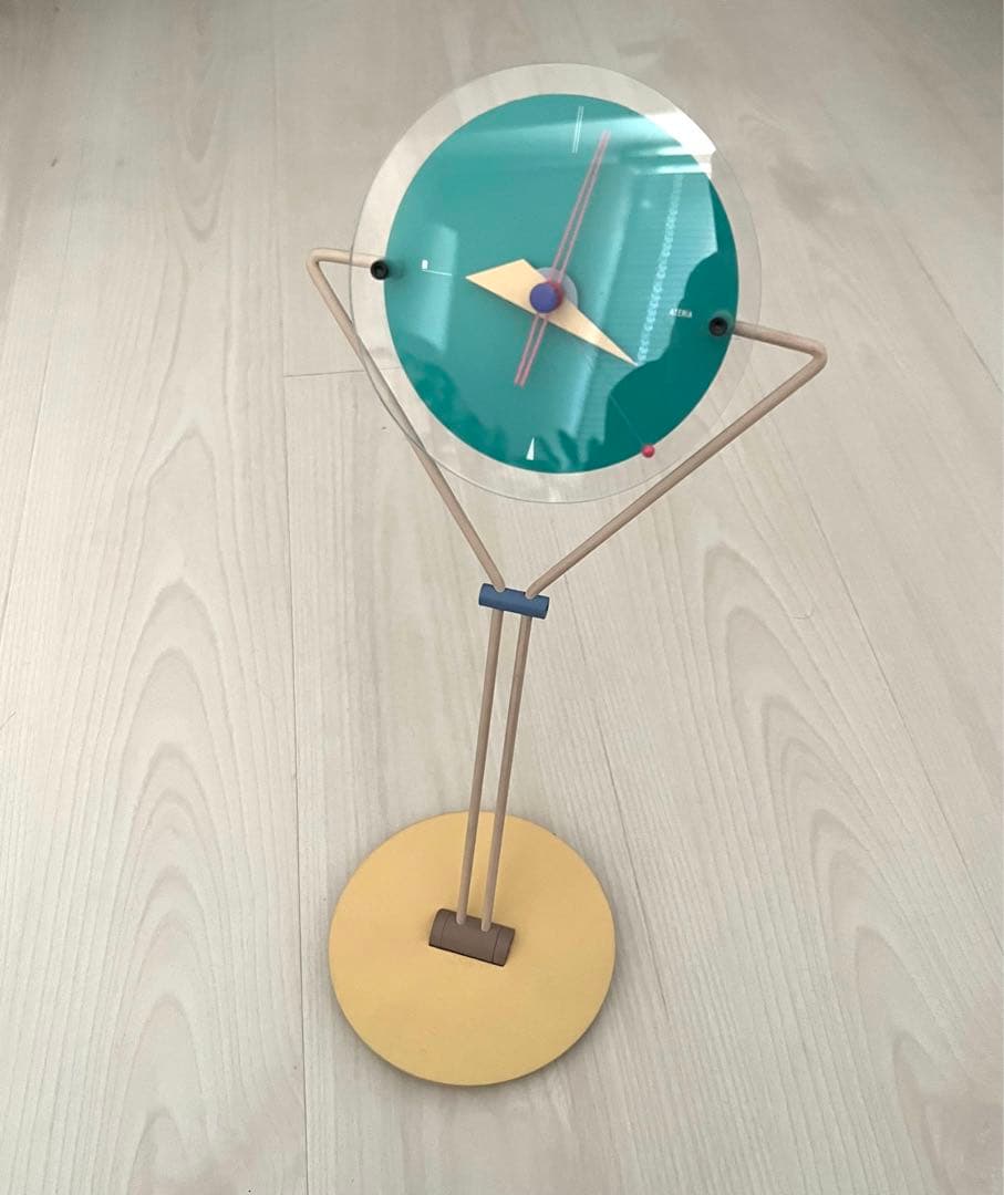 80's“Ateria” ヴィンテージ 置き時計 加藤孝志