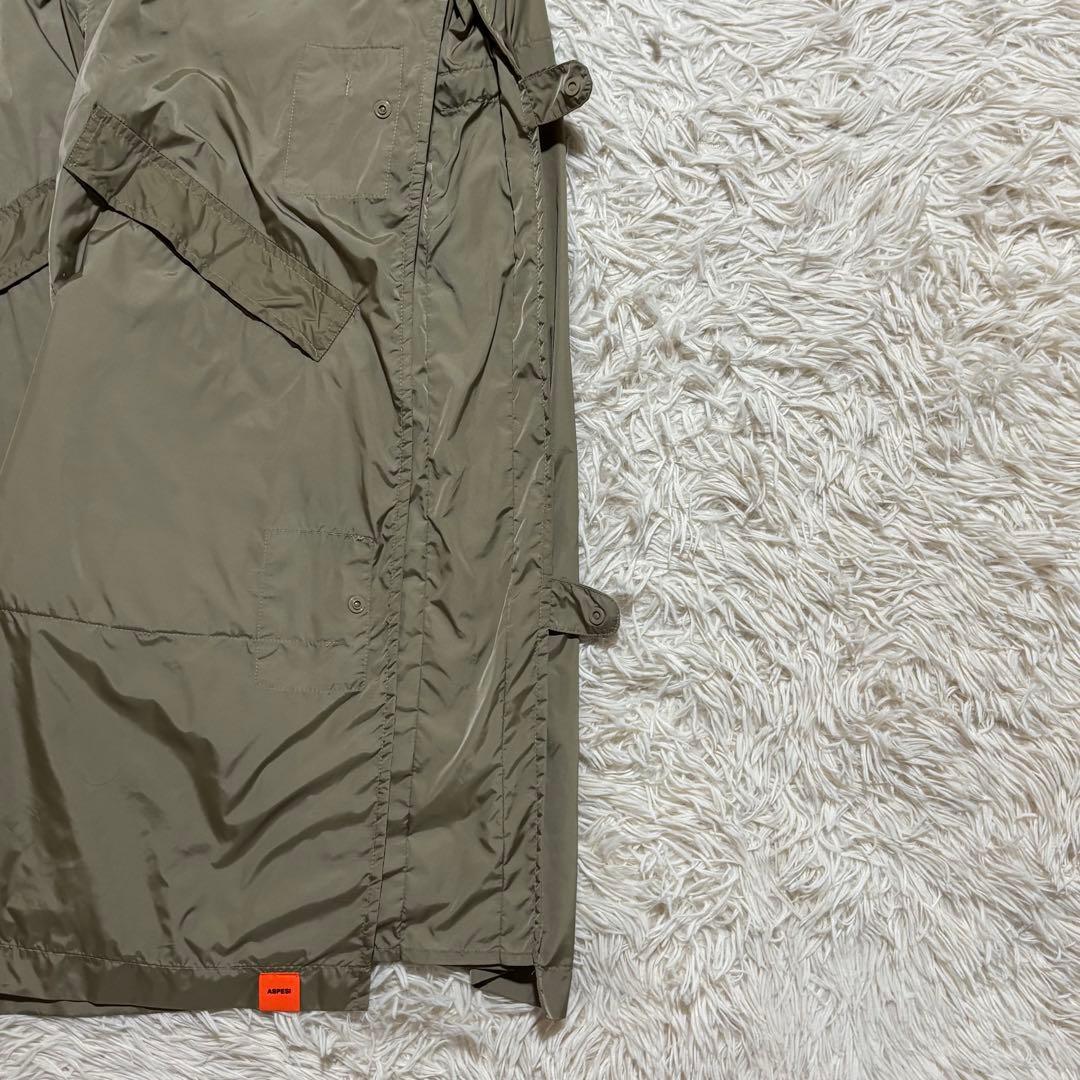 現行タグ アスペジ JUMPCOAT2 ステンカラーコート 撥水ナイロン レイン