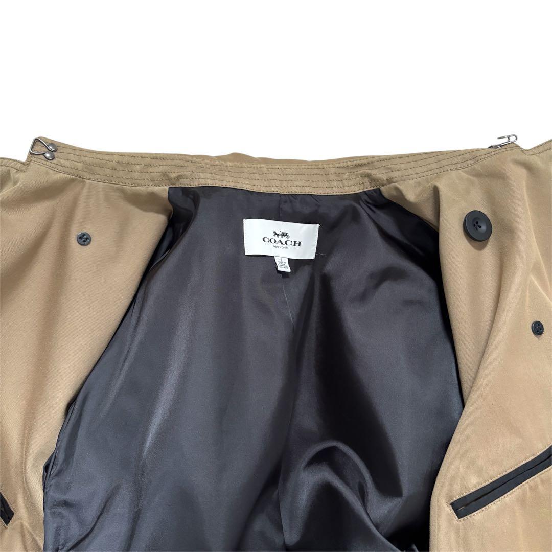 COACH コーチ　トレンチコート　ビジネス　ブラウン