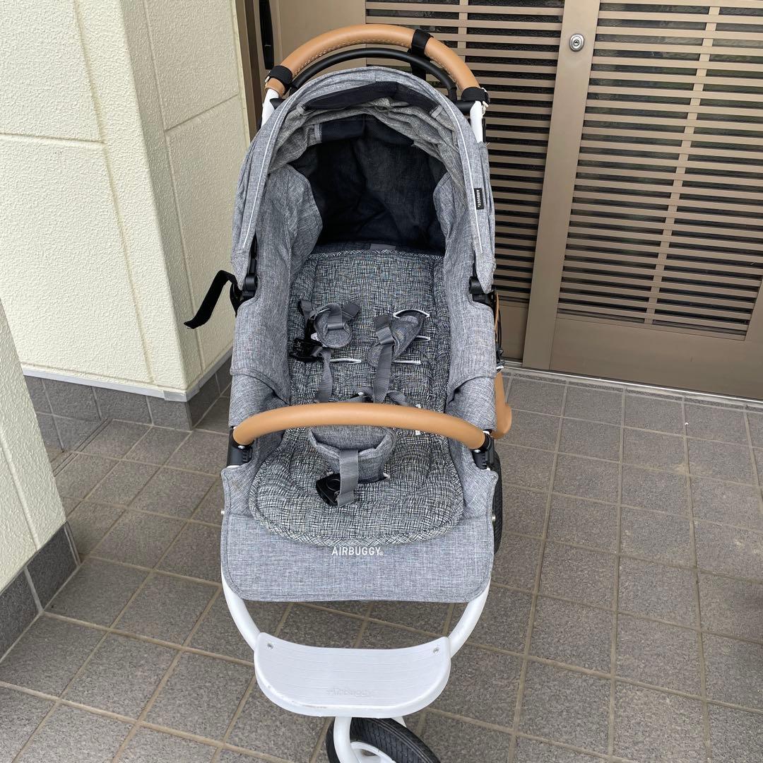 AIRBUGGY グレー ベビーカー　1人乗り