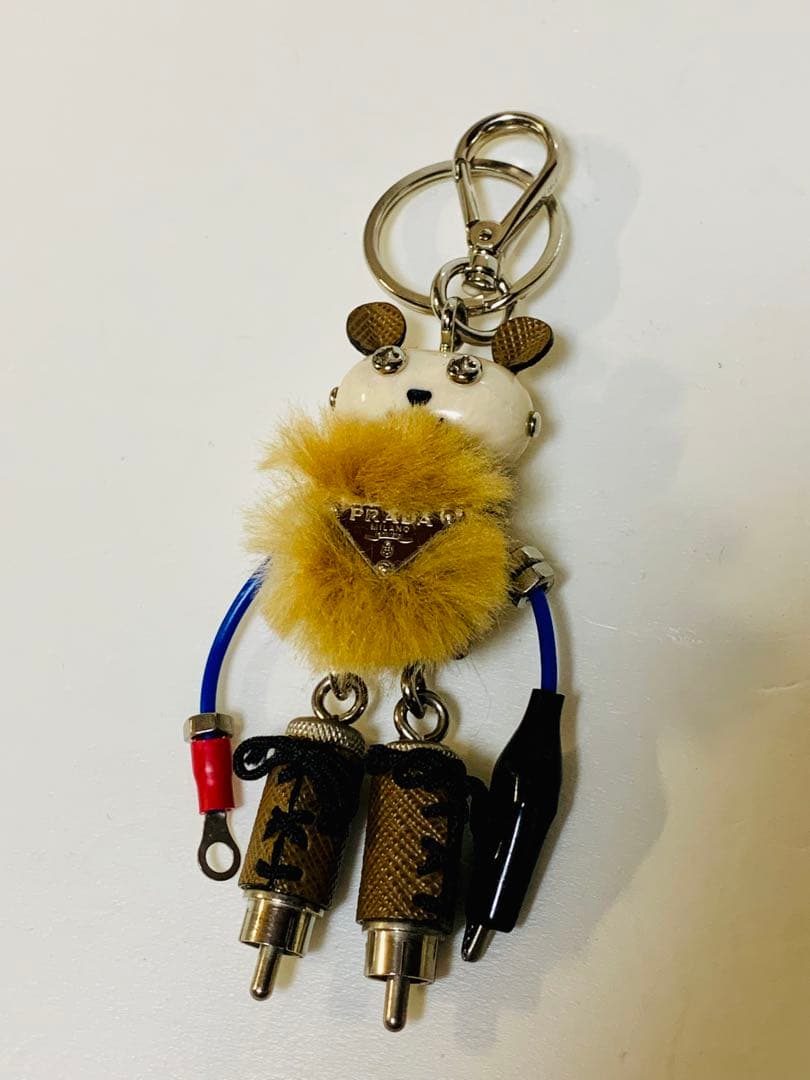 PRADA チャーム ロボット クマ キーホルダー