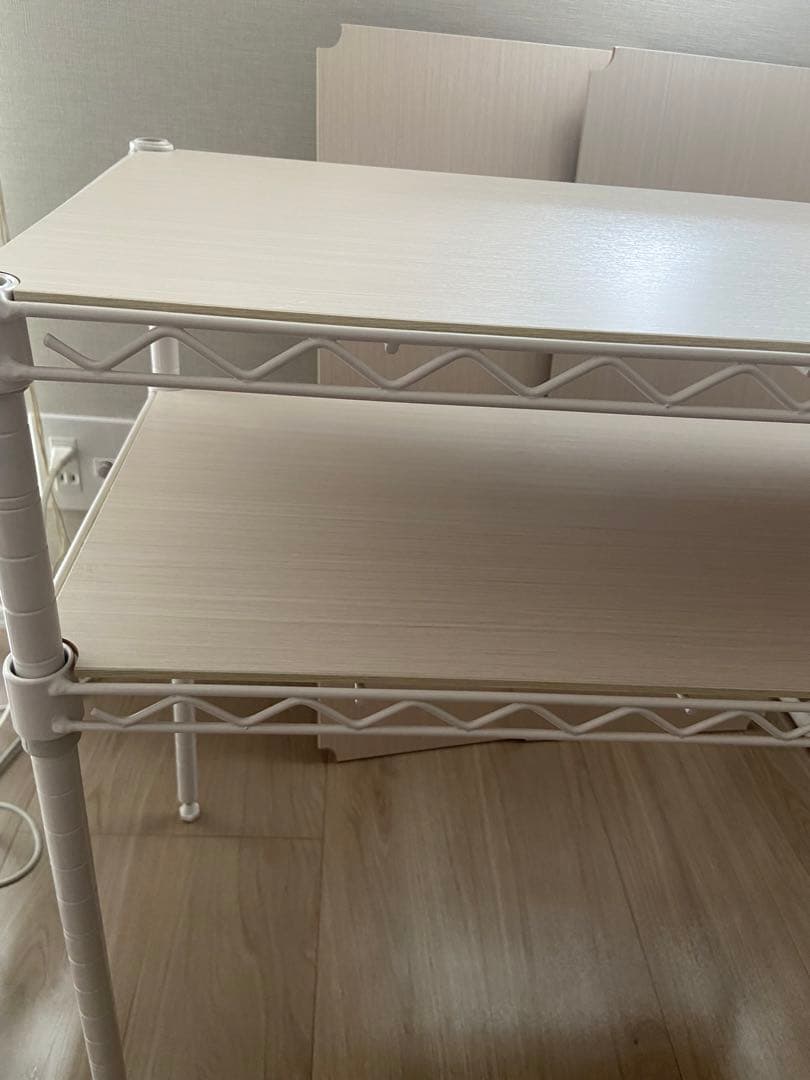 4段　メタルラック ボード付き　IRIS OHYAMA