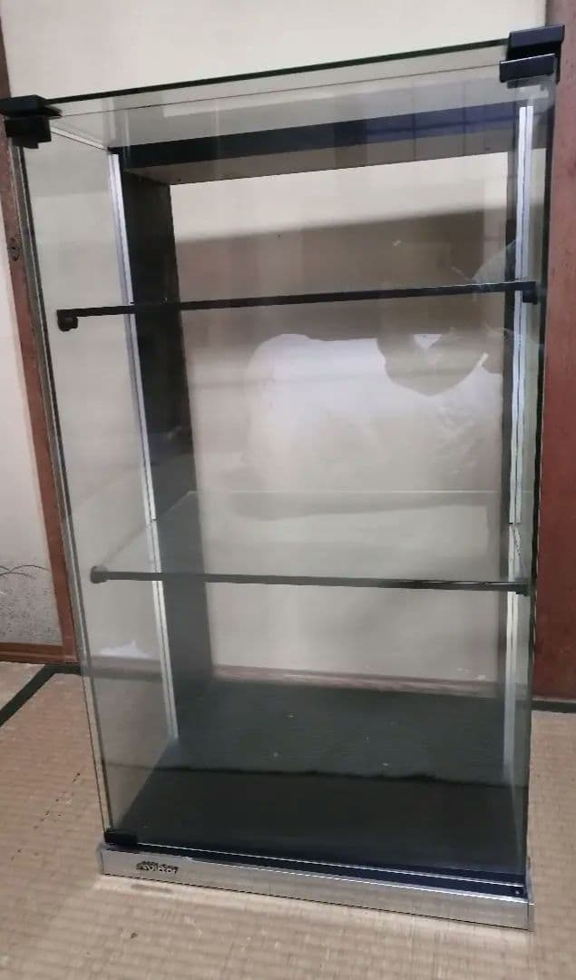 【お引取限定】オーディオ　ラック　ガラスケース　コレクション保存　ガラス棚