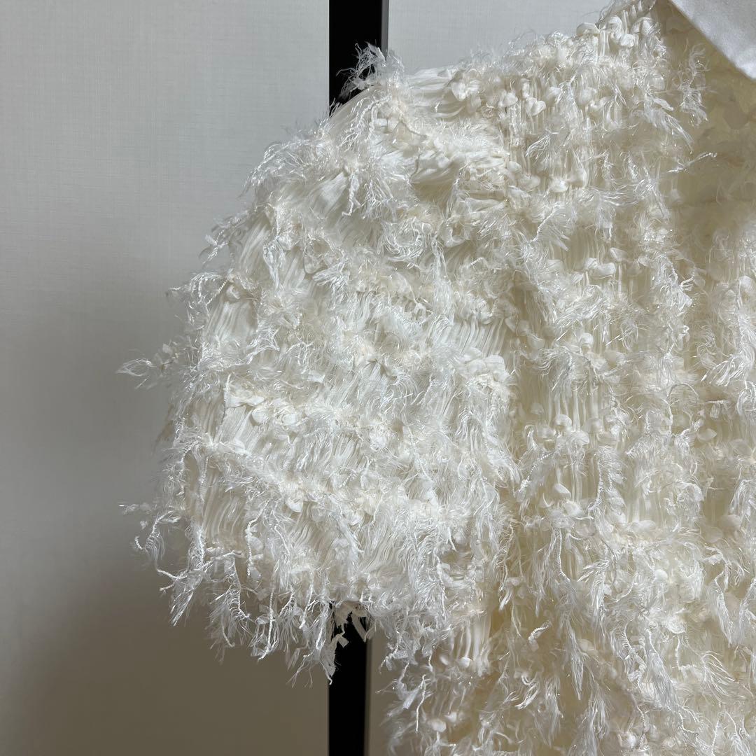 Acka lame fringe puff dress すだ明日発送￼