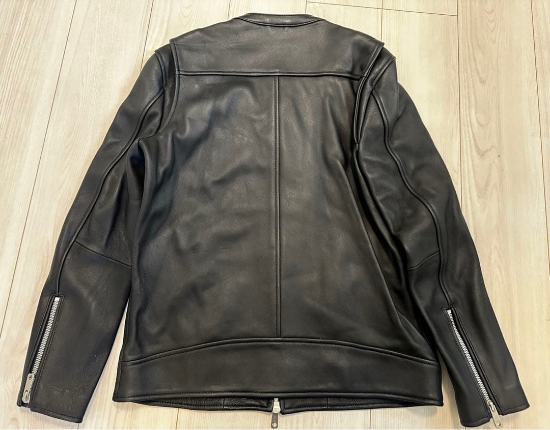 ユナイテッドトウキョウ ラムレザー シングルライダースジャケット