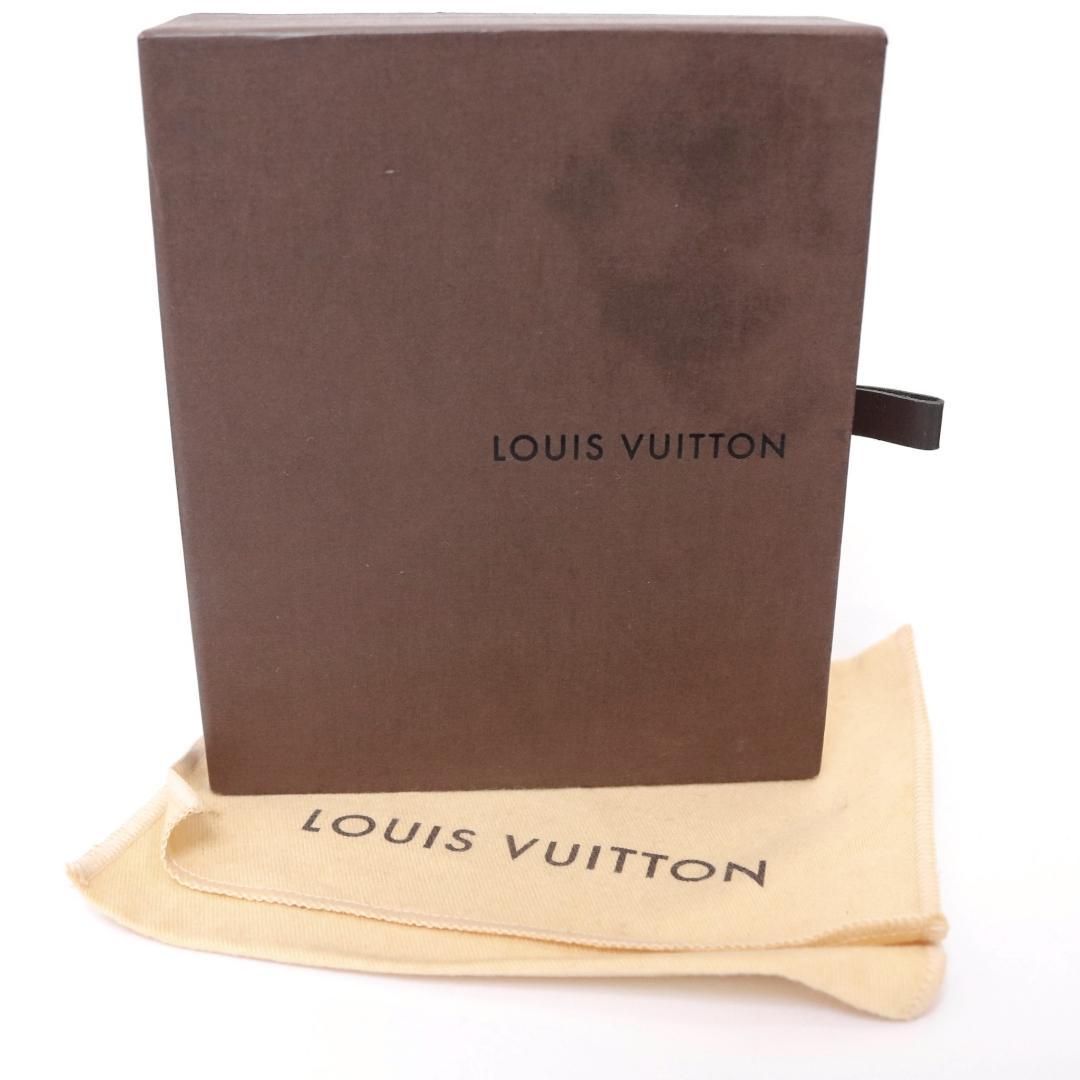 ルイヴィトン ダミエ サンチュール ベルト 80/32 箱・袋付き 銀 1012