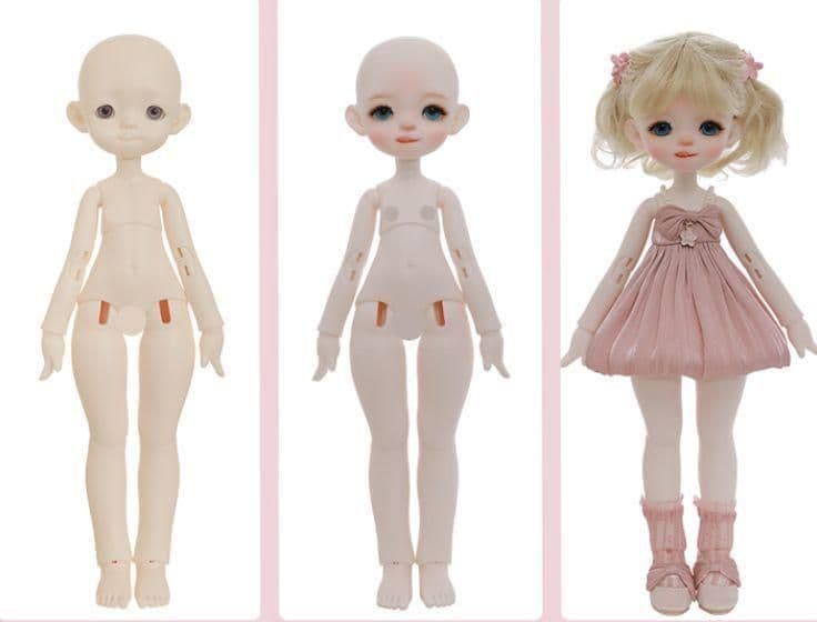 K65 BJD 1/6 ドール本体 Mimi 球体関節人形 ハンドメイド