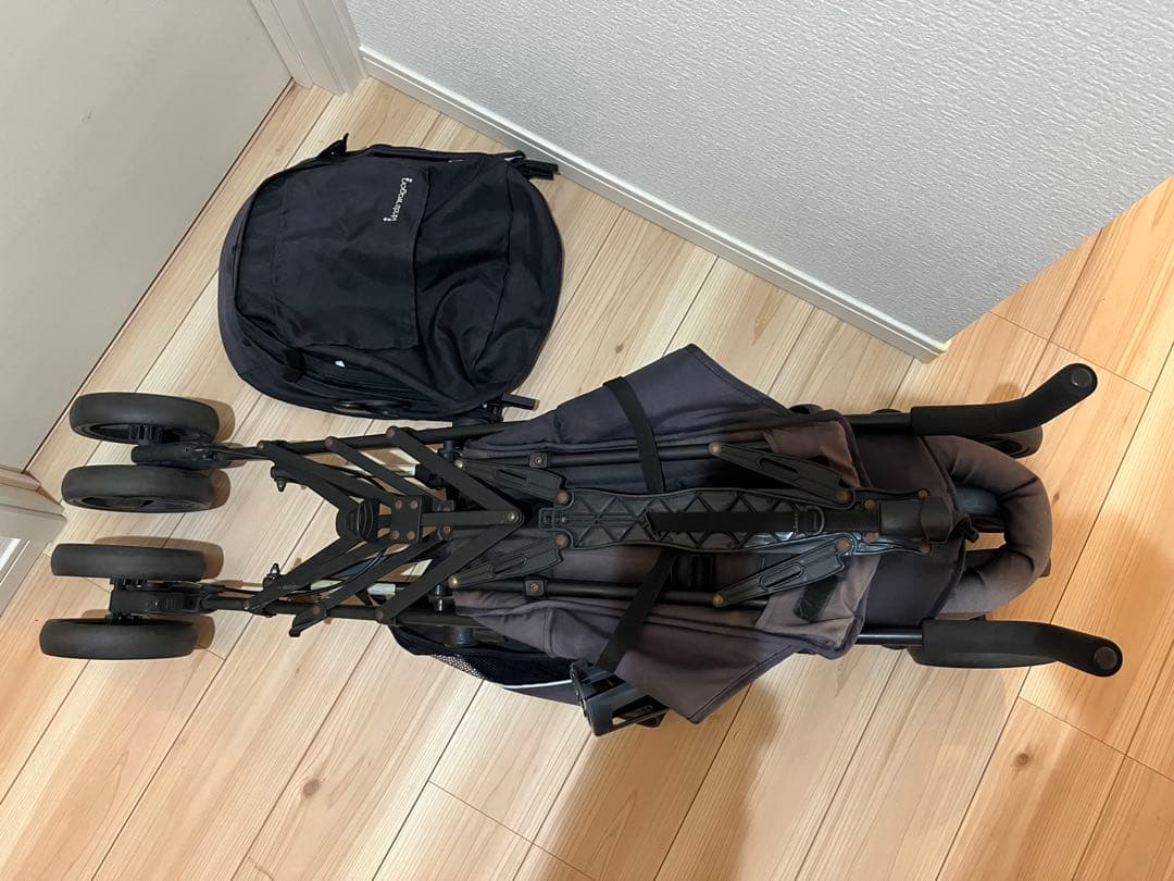 2人乗りベビーカー　キンダーワゴン　DUOシティHOP 折りたたみ可