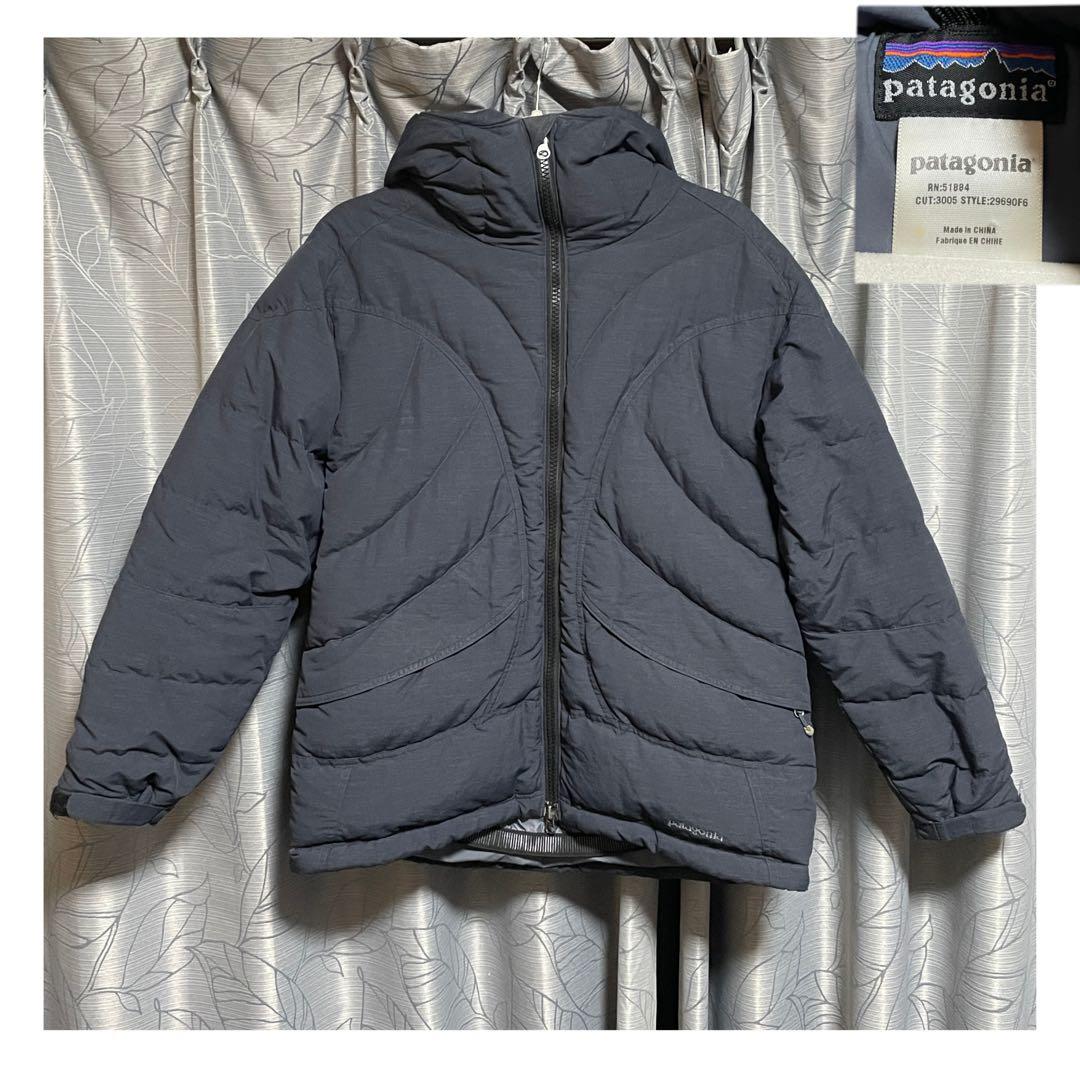 【06年希少】パタゴニア ルビコンパフジャケット Y2K テック系 カーブ縫製