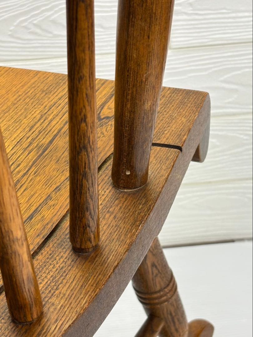 【飛騨産業 キツツキ ロッキングチェア 昭和レトロ 椅子 札幌市】