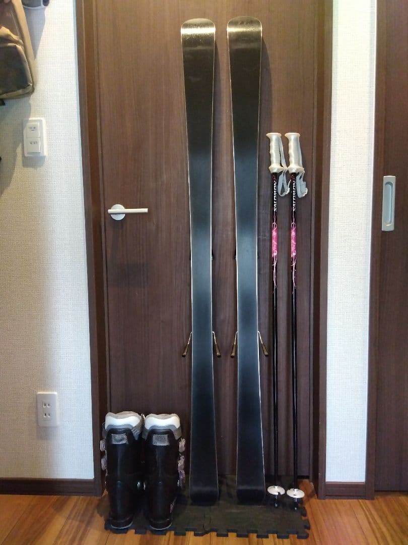 【ハイエンド】学生・レディース用/スキーセット/メンテ・WAX済み✔超軽量板！！