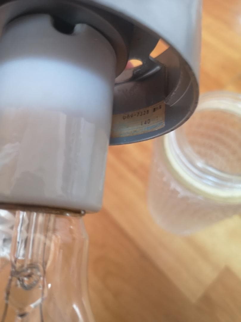 美品 天井灯 ポーチライト ビンテージ ガラス製