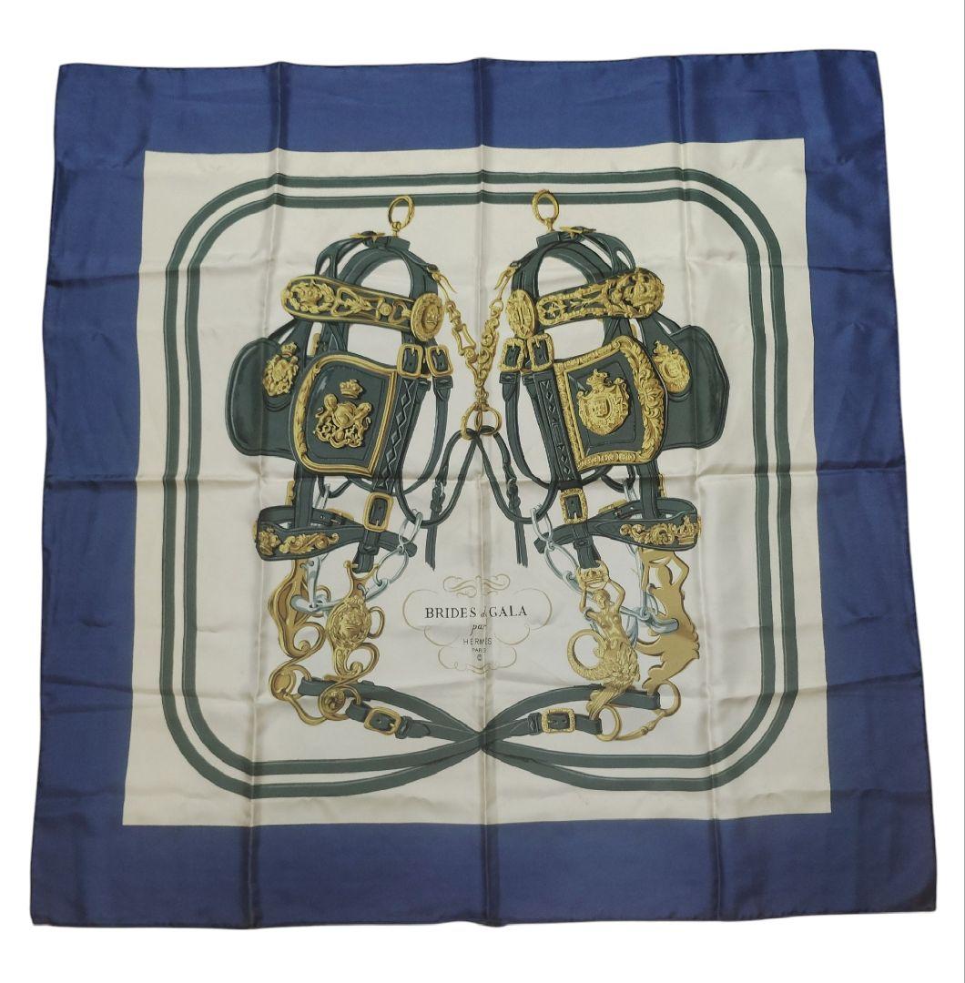 HERMES エルメス カレ90 スカーフ タグ有り