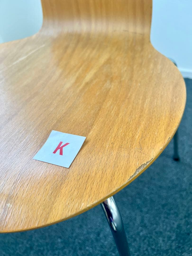 アルネヤコブセン アントチェア パーツ不足1脚【管理番号:K】