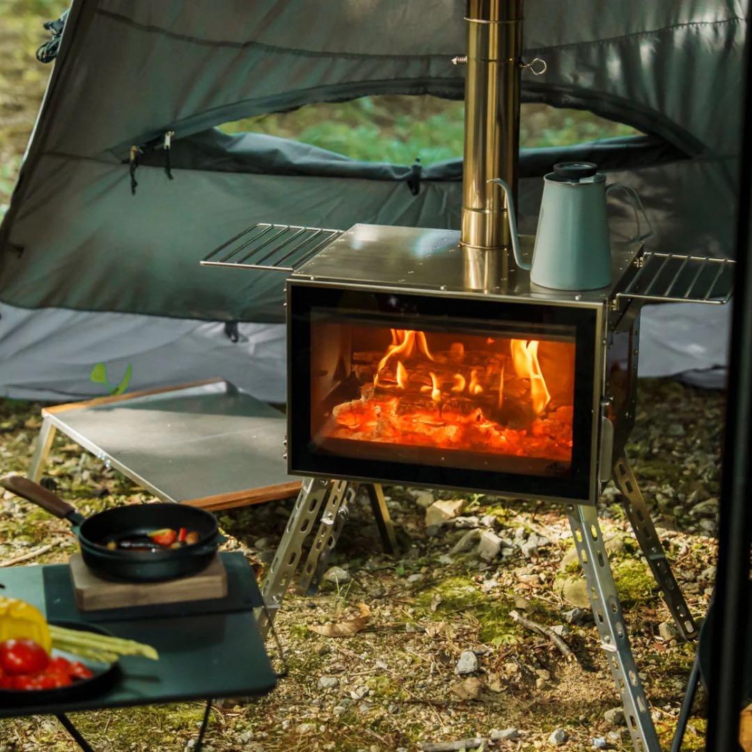 tossy ⭐︎Mt.SUMI アウトドア薪ストーブ オーラ ステンレス