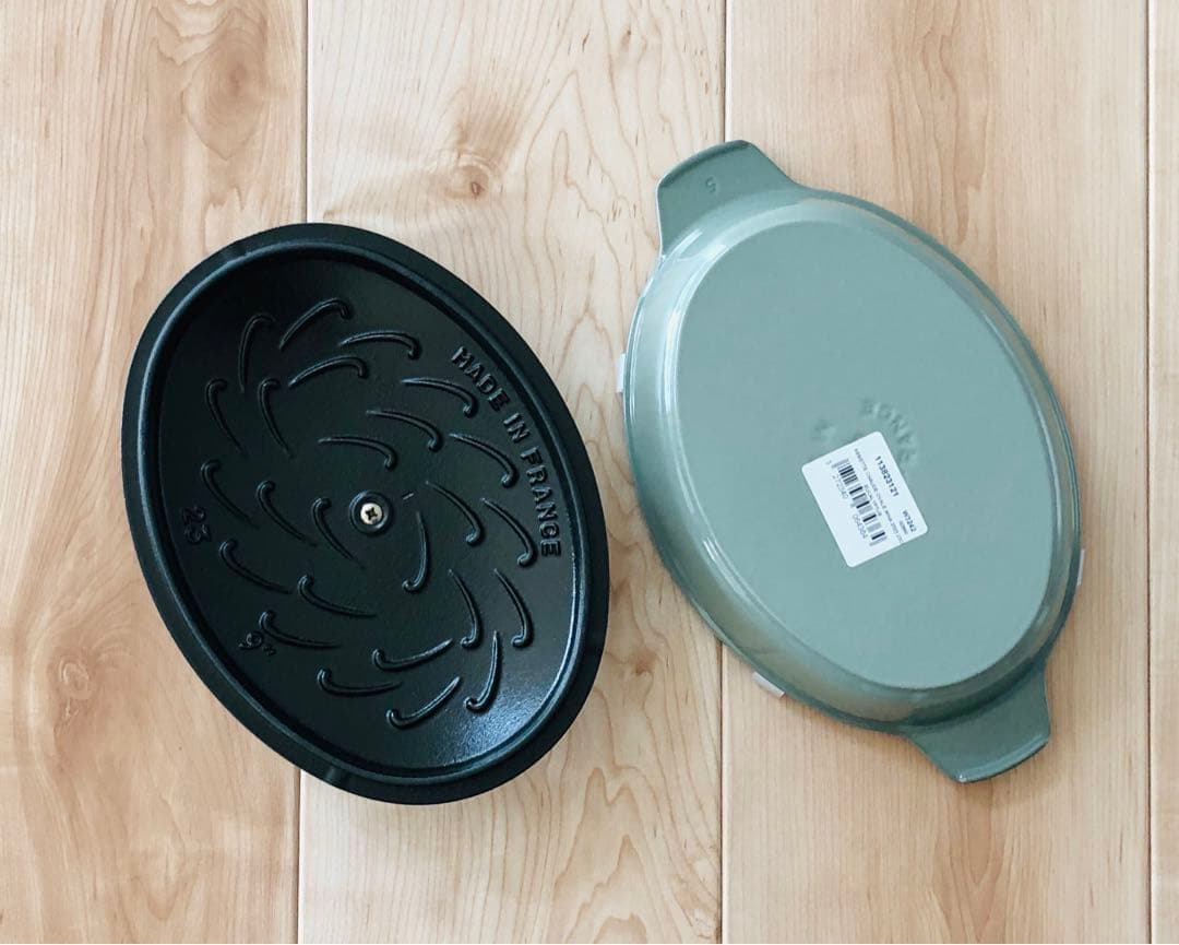 STAUB×minä perhonen　ホットプレート　オーシャン　オーバル