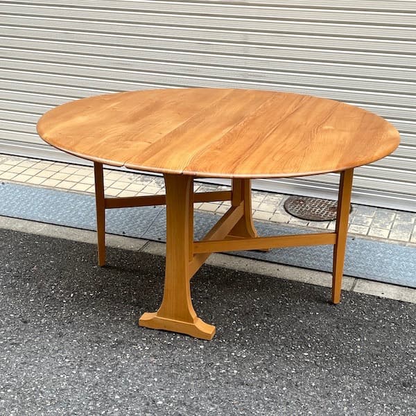 アーコール　ERCOL バタフライテーブル　ダイニングテーブル　ドロップ式