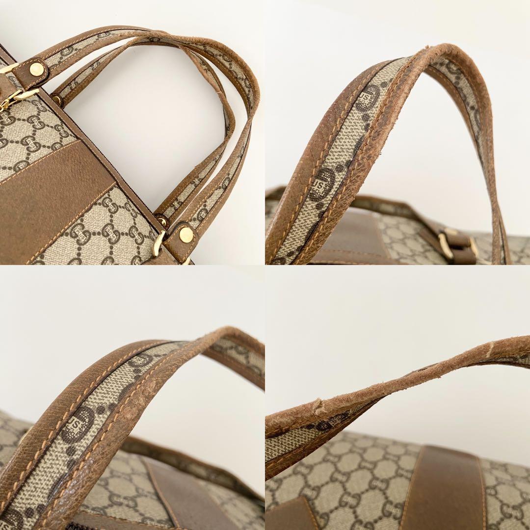 【希少】GUCCI オールドグッチ グッチプラス ボストンバッグ GGスプリーム
