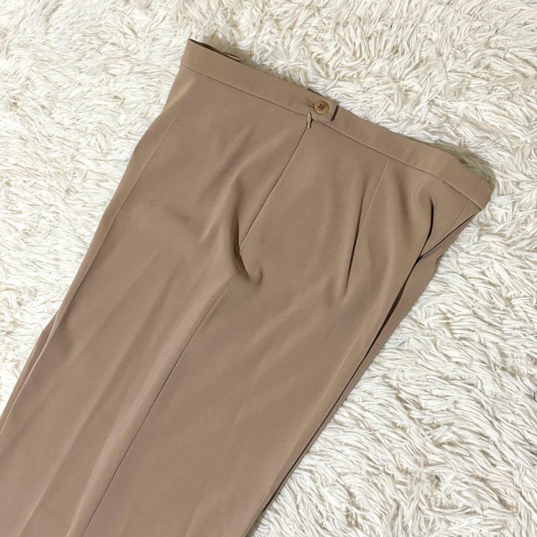✨極美品✨Max Mara大きいサイズ　パンツセットアップ　ベージュ　ストレッチ