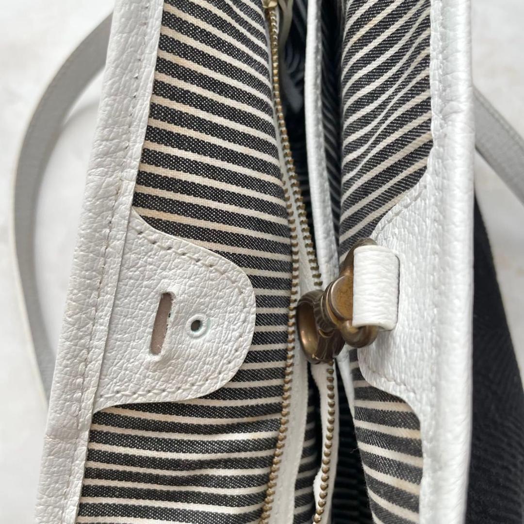 BURBERRY BLUE LABEL トート ホースロゴ　キャンバスレザー