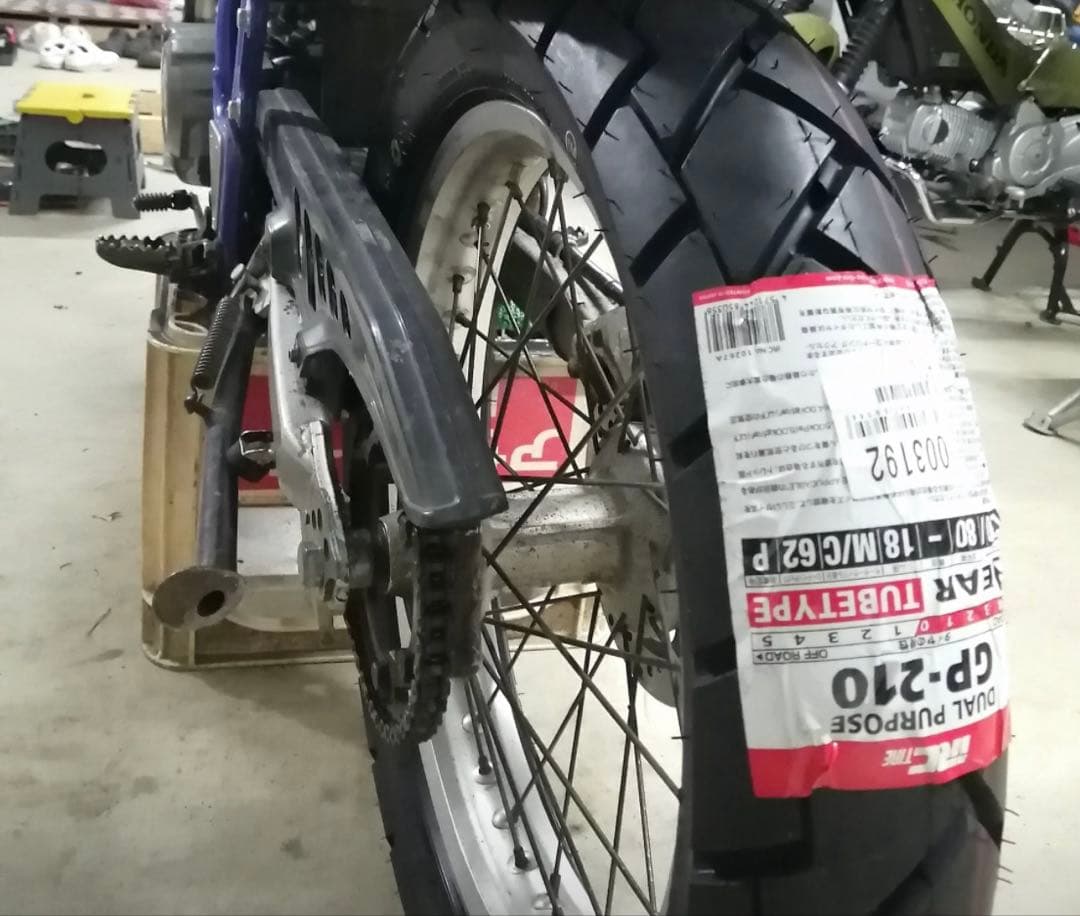 IRC GP-210 24年購入 走行1500kセロー等前後セット