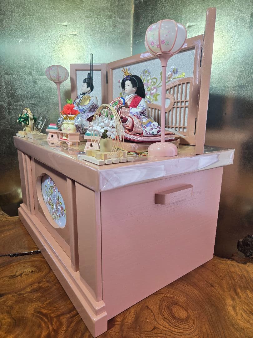 【一点限り】雛人形 収納飾り 　HS31